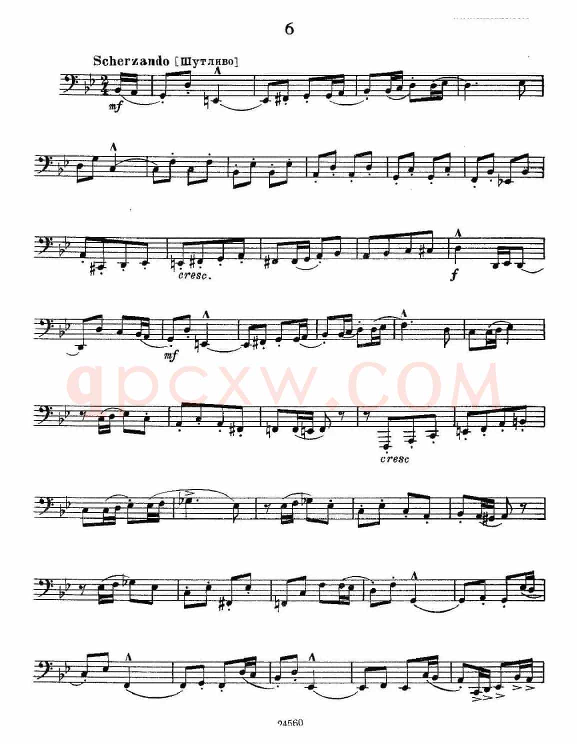 瓦西里耶夫24首大号练习曲集（1—6）
