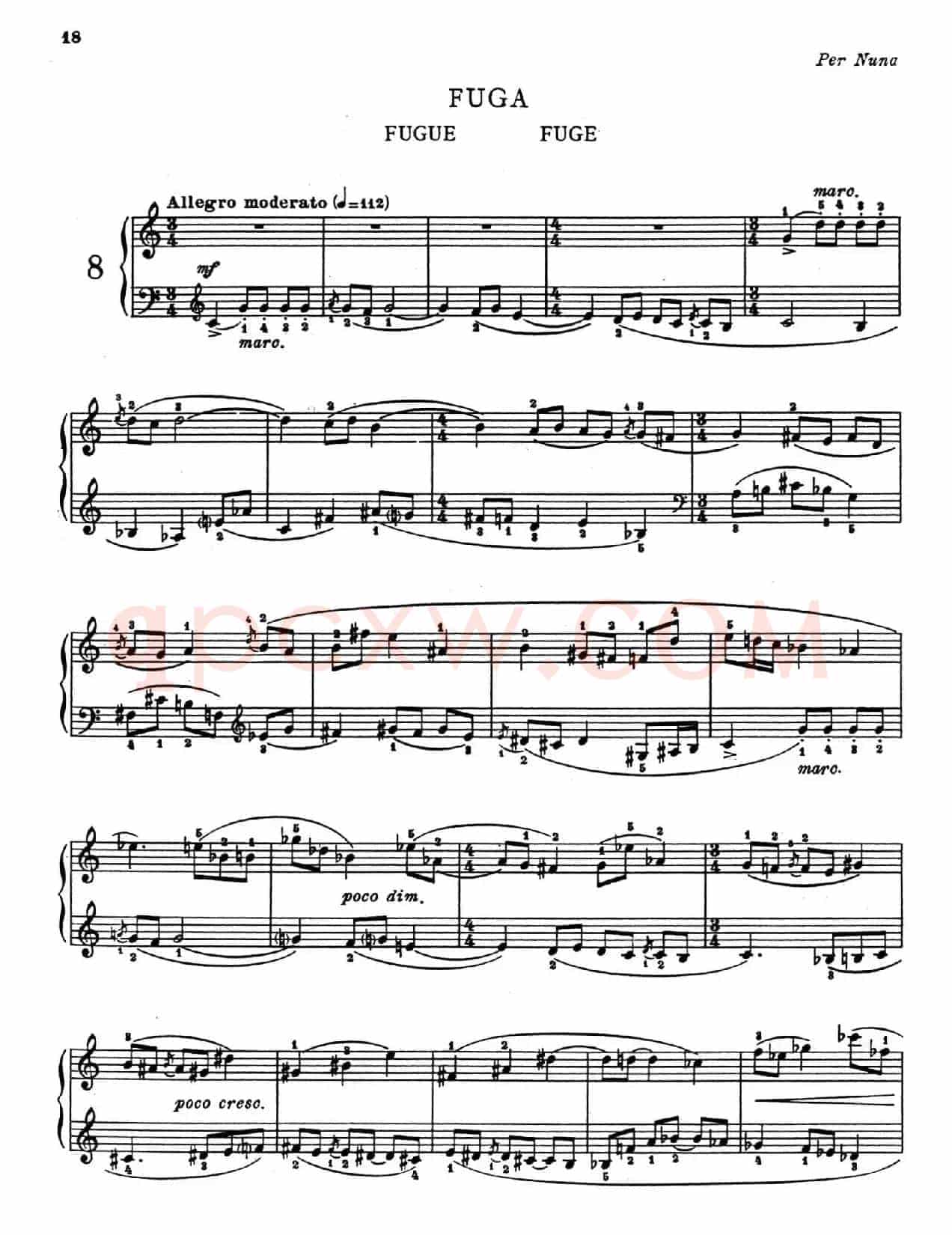 Children's Album Book 1 Op.62(儿童钢琴曲集·8)