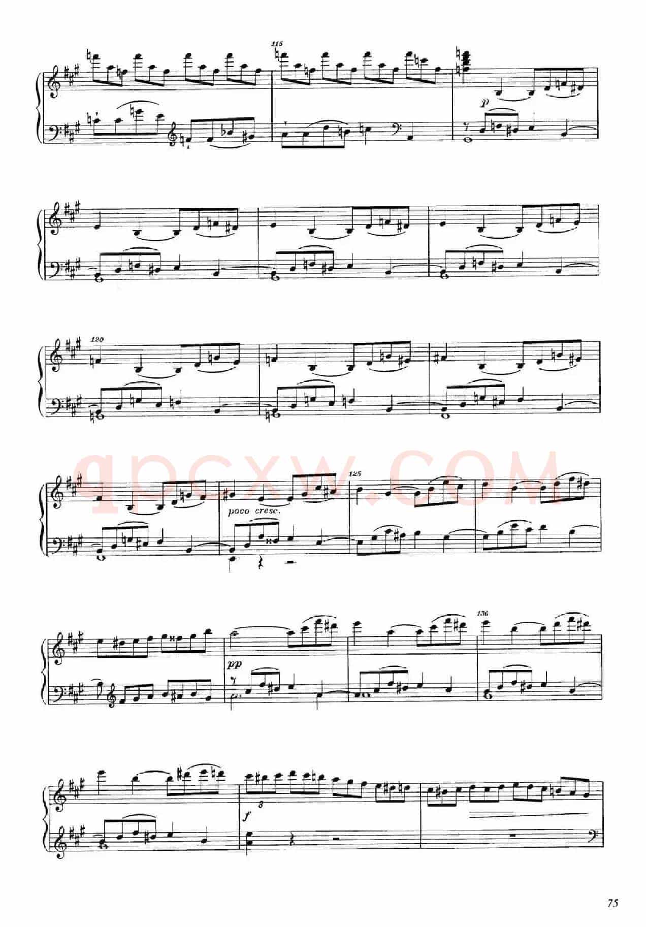 A大调钢琴大奏鸣曲（Grobe Sonate in A Major WWV 26）