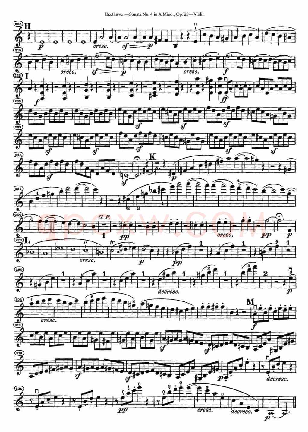 Violin Sonata No.4 in A Minor Op.23