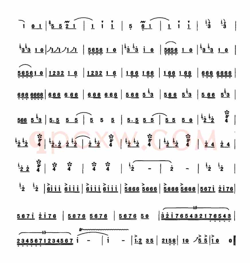 山坡羊（河南板头曲、朱敬武编曲）