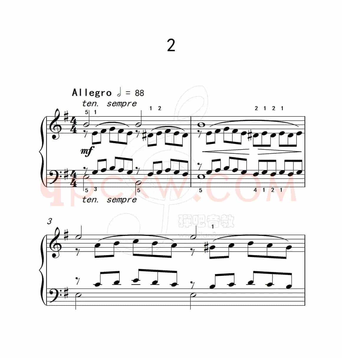 练习曲 2（克拉莫钢琴练习曲60首）