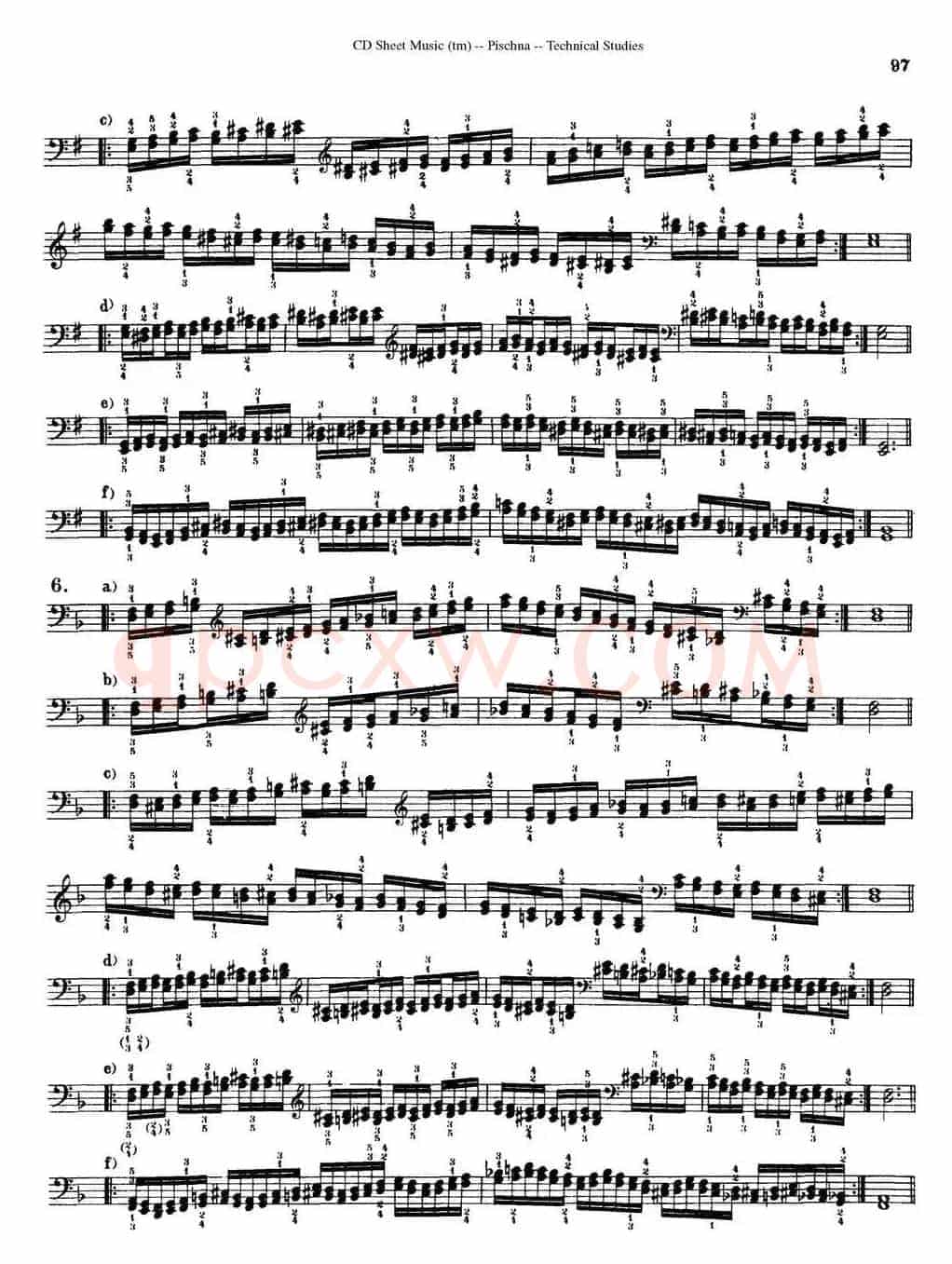 Technical Studies 60 Progressive Exercises (60首钢琴循序渐进练习曲 P91——99)