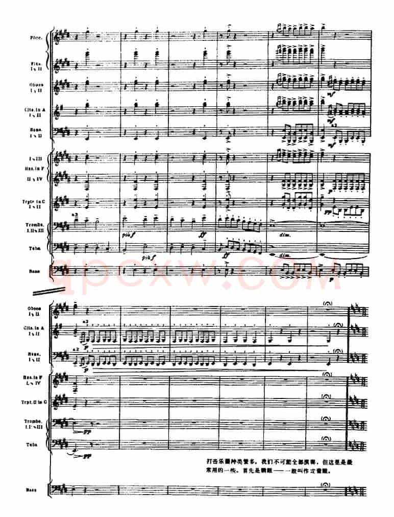 浦塞尔主题变奏与赋格曲（P31-P65）（管弦乐队总谱）