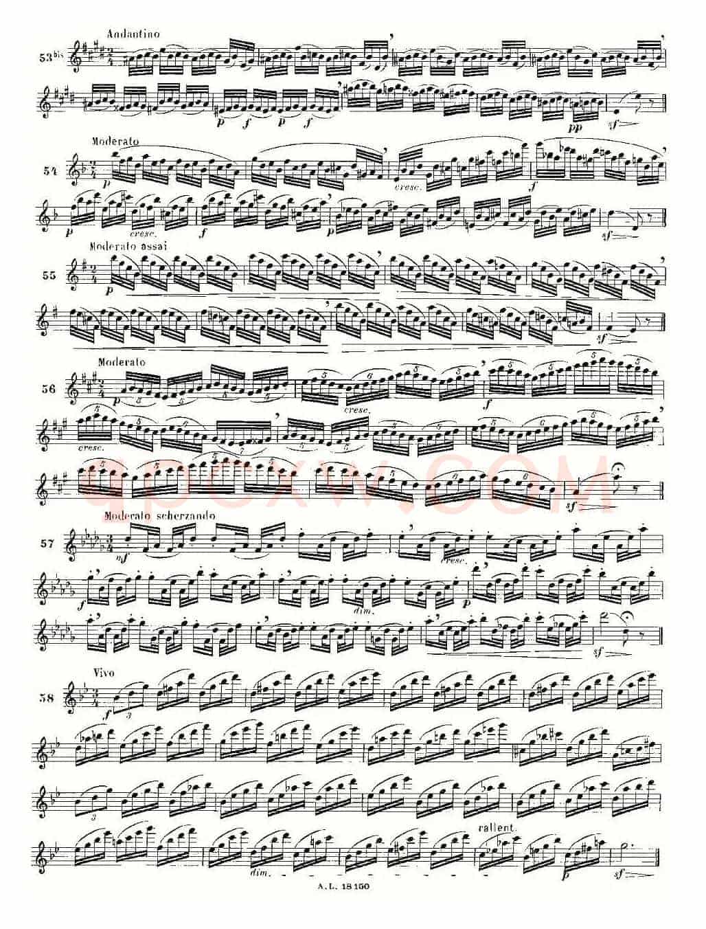 简易音阶练习100首之50-66（moyse - 100 studies after cramer）