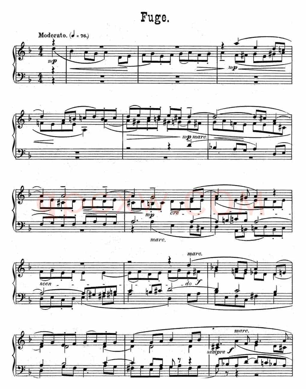 6 Preludes and Fugues Op.99(6首前奏曲与赋格·6)