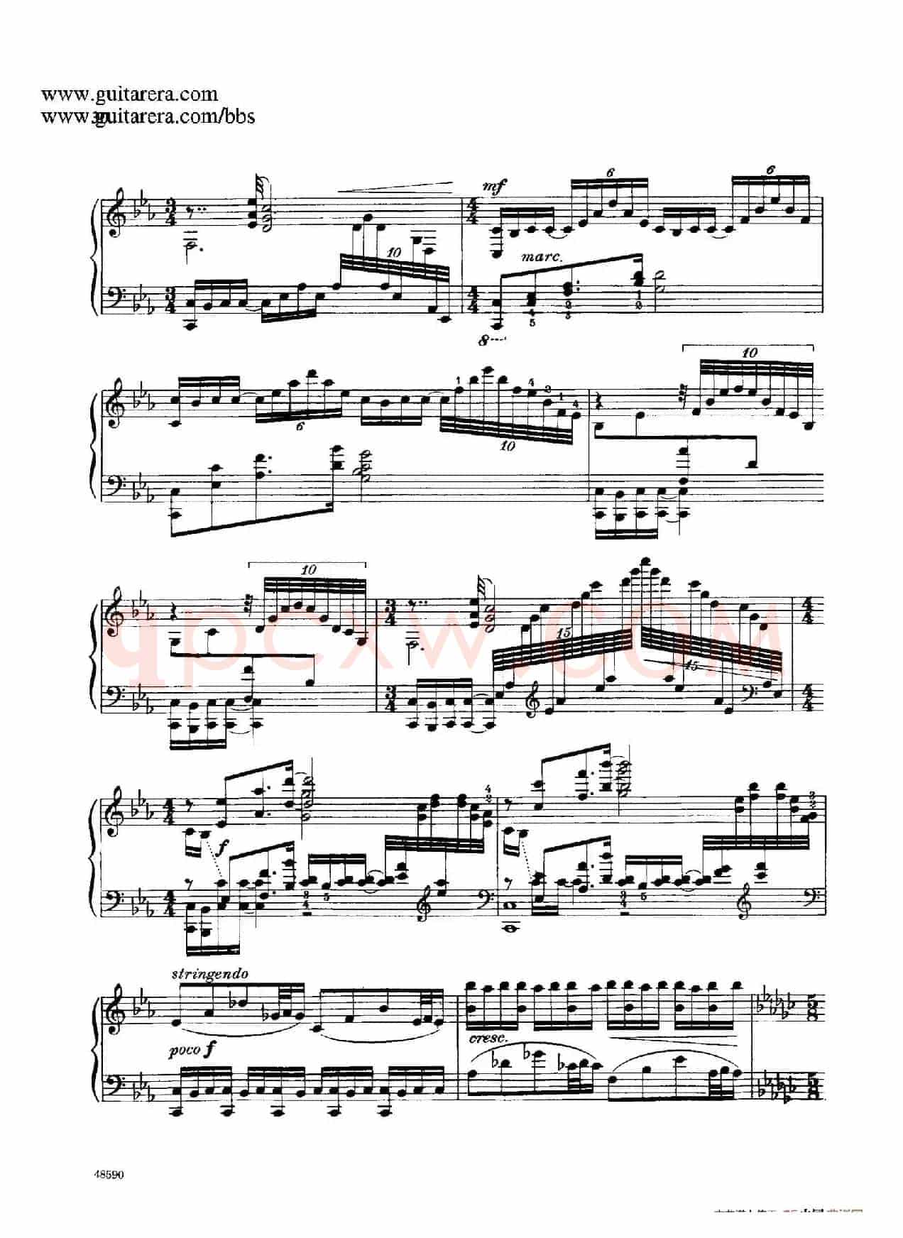 Piano Sonata Op.26(钢琴奏鸣曲·第一乐章)