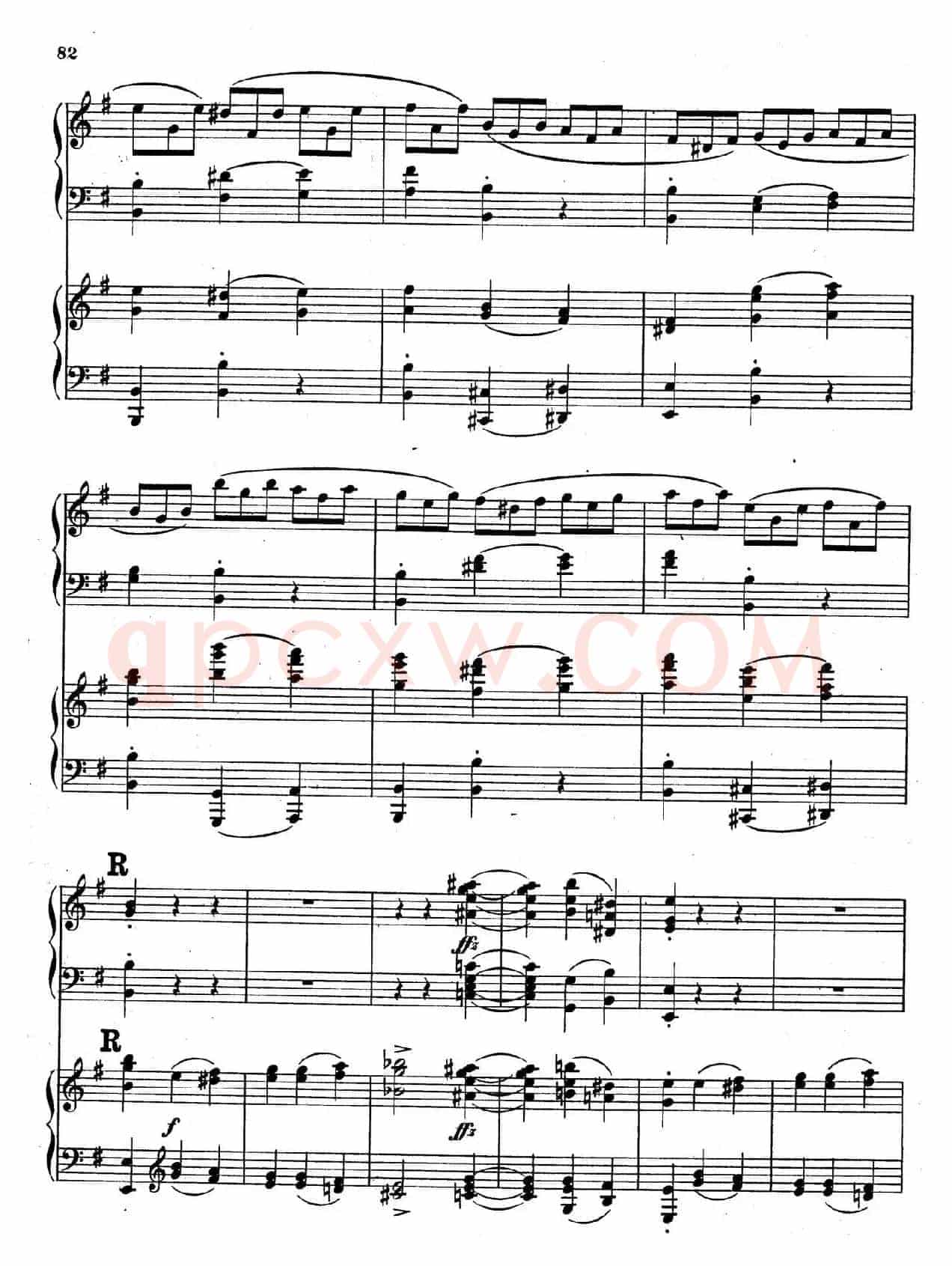 Symphony No.4 in e Minor Op.98(e小调第四交响曲·双钢琴)