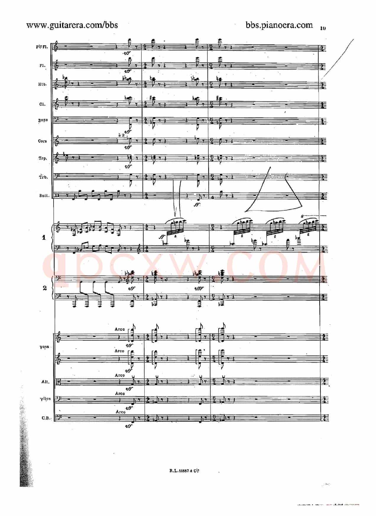Concerto for 2 Pianos in d Minor(d小调双钢琴协奏曲·总谱)