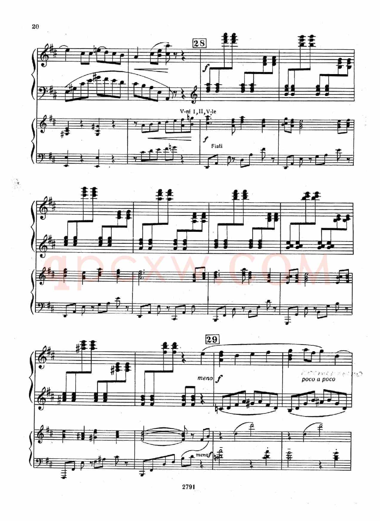 Piano Concerto No.3 in D major, Youth Op.50 - 2 pianos(D大调第三钢琴协奏曲“为青少年而作”Op.50·双钢琴)