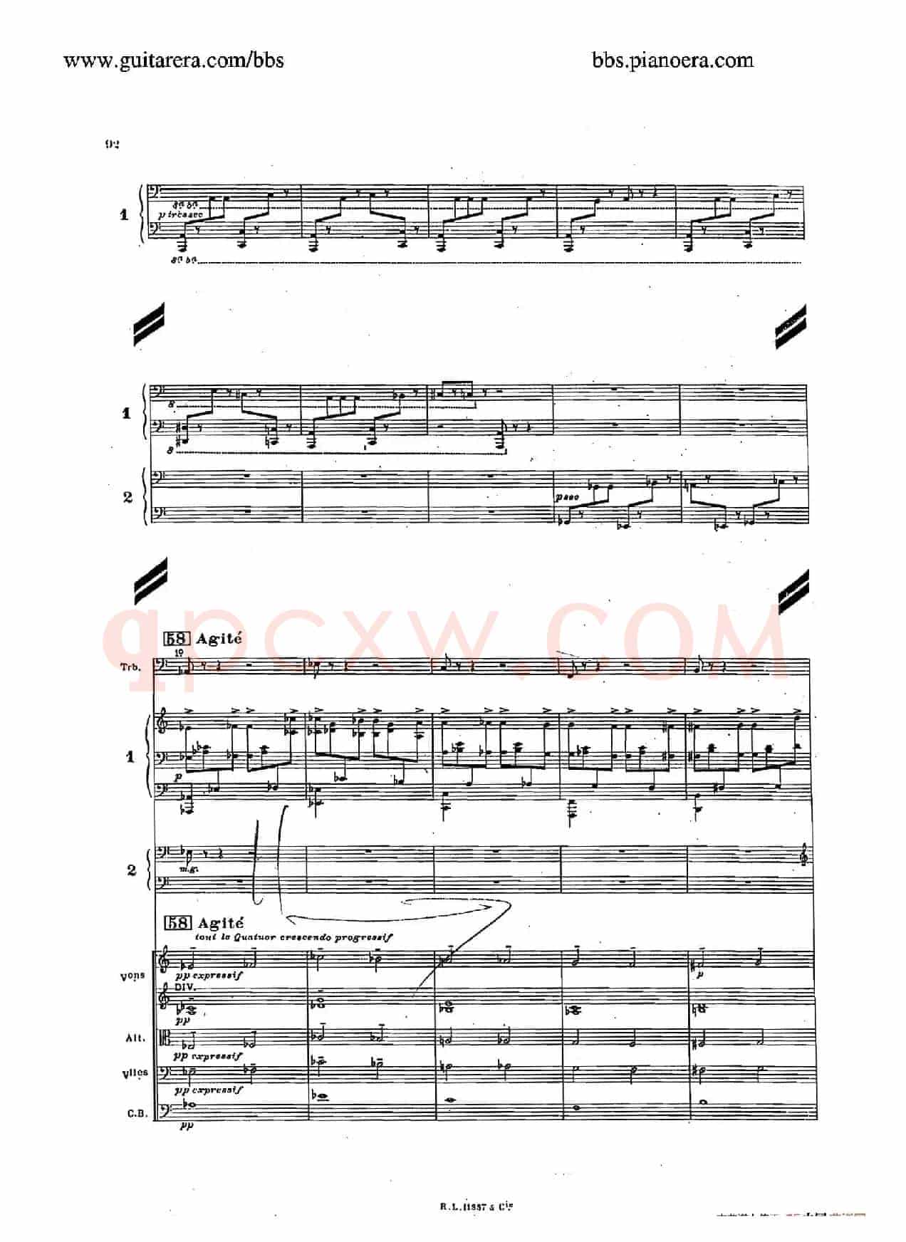 Concerto for 2 Pianos in d Minor(d小调双钢琴协奏曲·总谱)