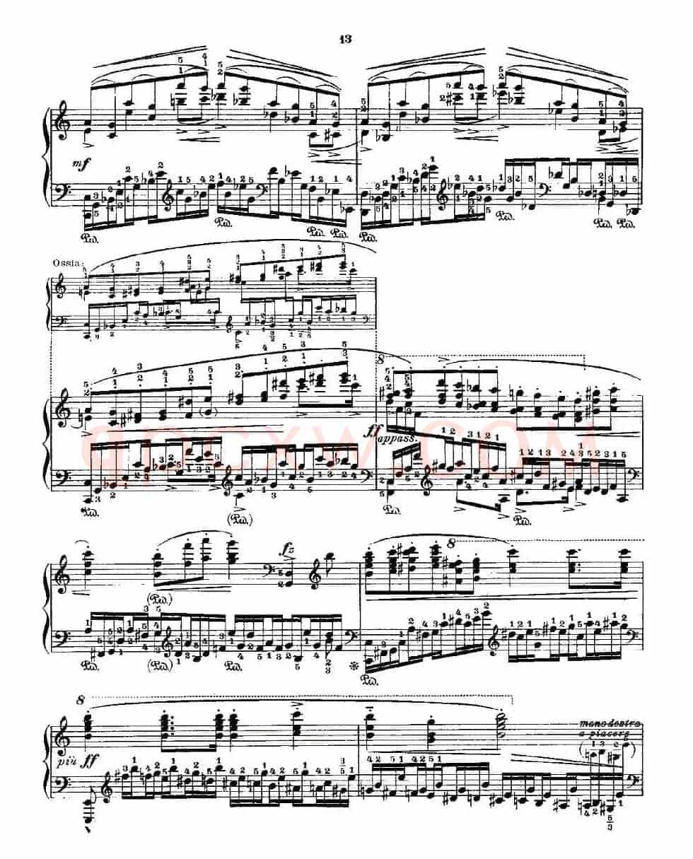 肖邦《练习曲》Fr.Chopin Op.25 No11