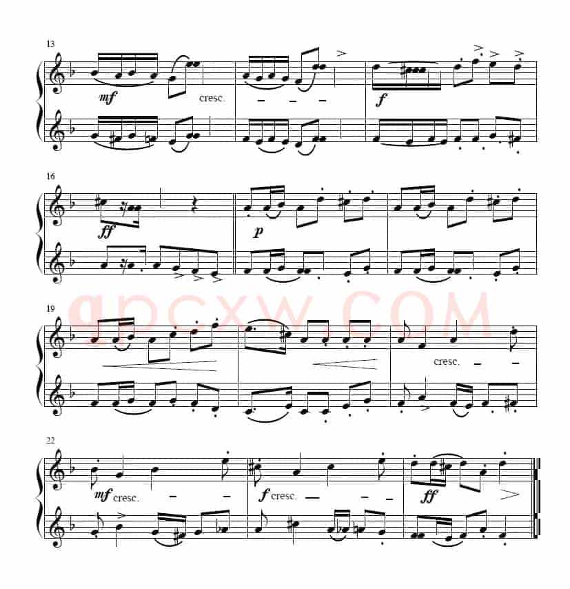 包列罗舞曲（小号谱）