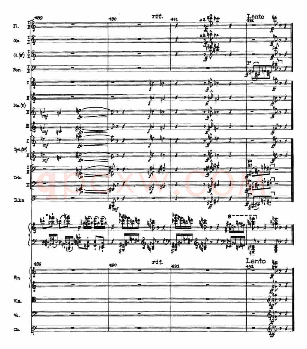 Piano Concerto Op.42（钢琴协奏曲总谱P35-66）