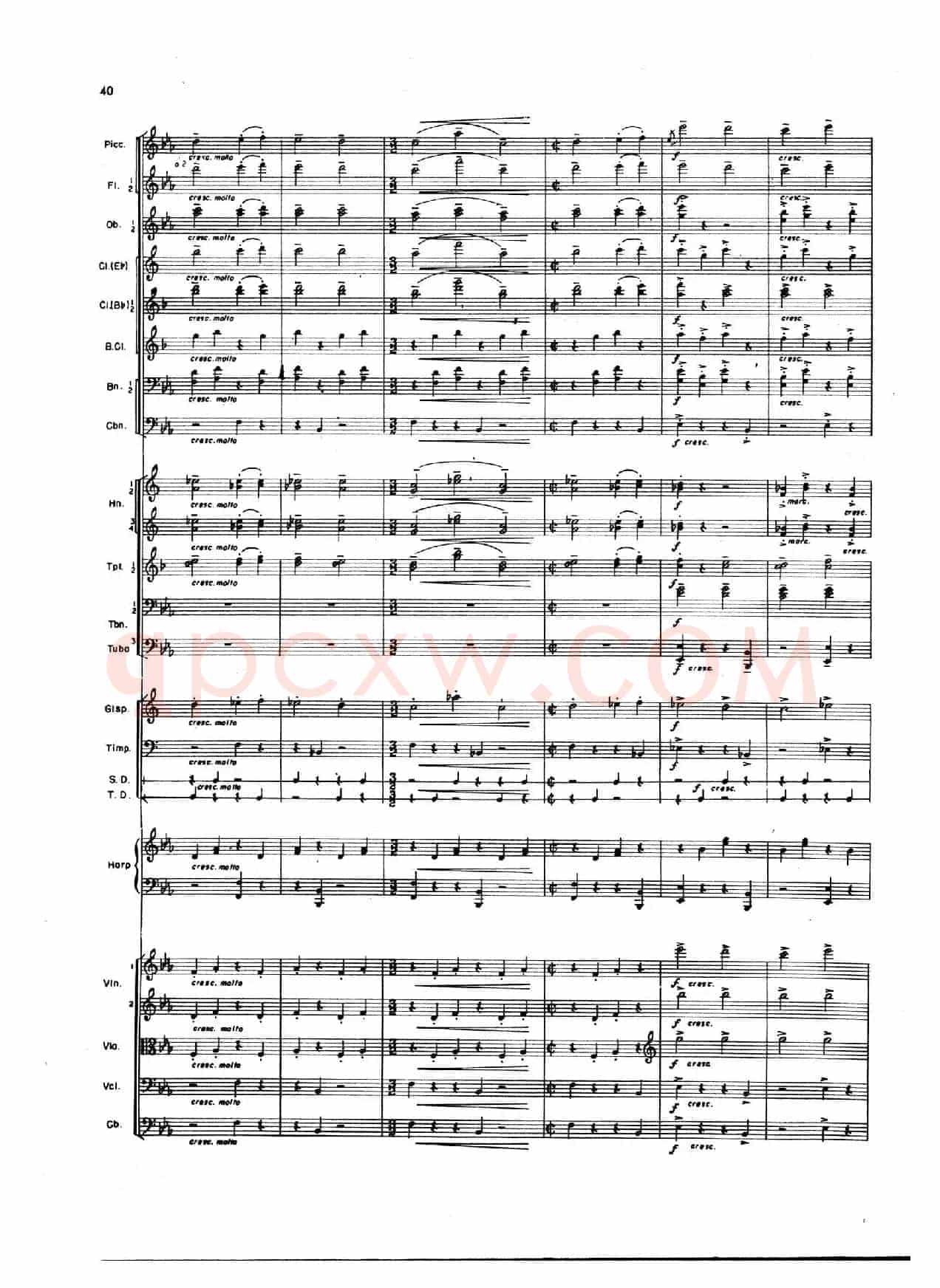 OVERTURE TO CANDIDE(《坎迪德》序曲)(交响乐总谱)