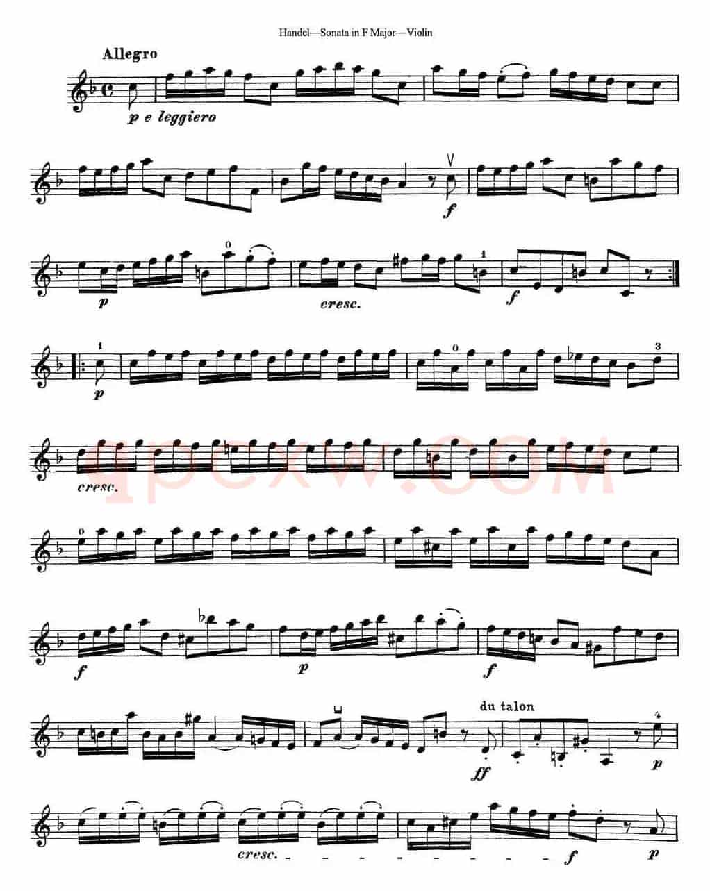 Violin Sonata No.3 in F major
