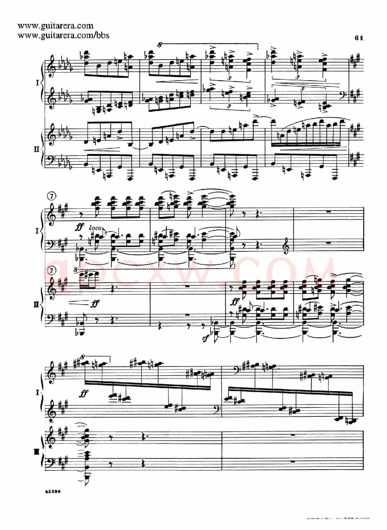 Piano Concerto Op.38（钢琴协奏曲·双钢琴·第三乐章）