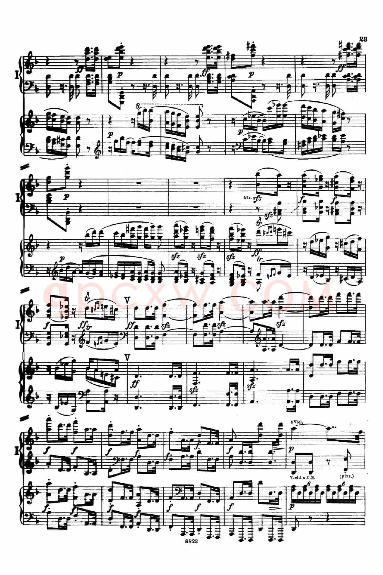 d小调第九交响曲 Op.125(双钢琴P23——32)