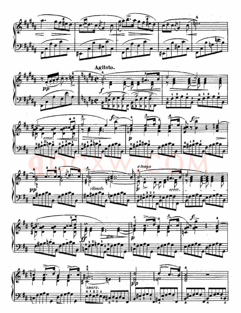降B大调夜曲Op.9-3（Trois Nocturnes）