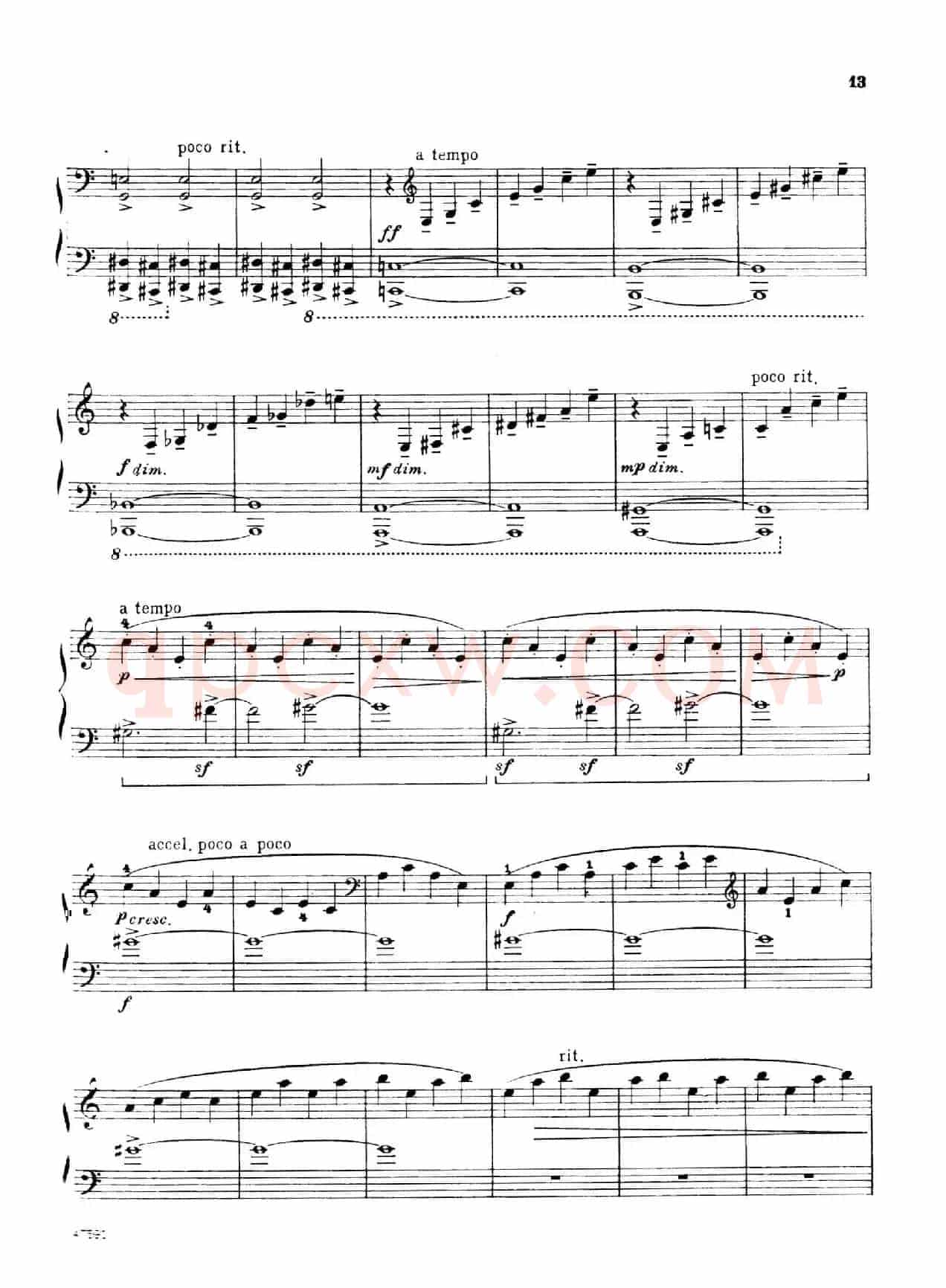 Piano Sonata in E-flat Major Op.95(降E大调钢琴奏鸣曲·Ⅰ)