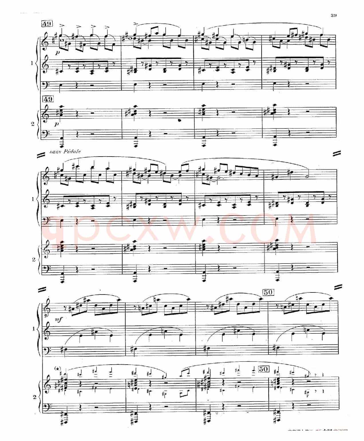 Concerto for 2 Pianos in d Minor(d小调双钢琴协奏曲· 第三乐章)