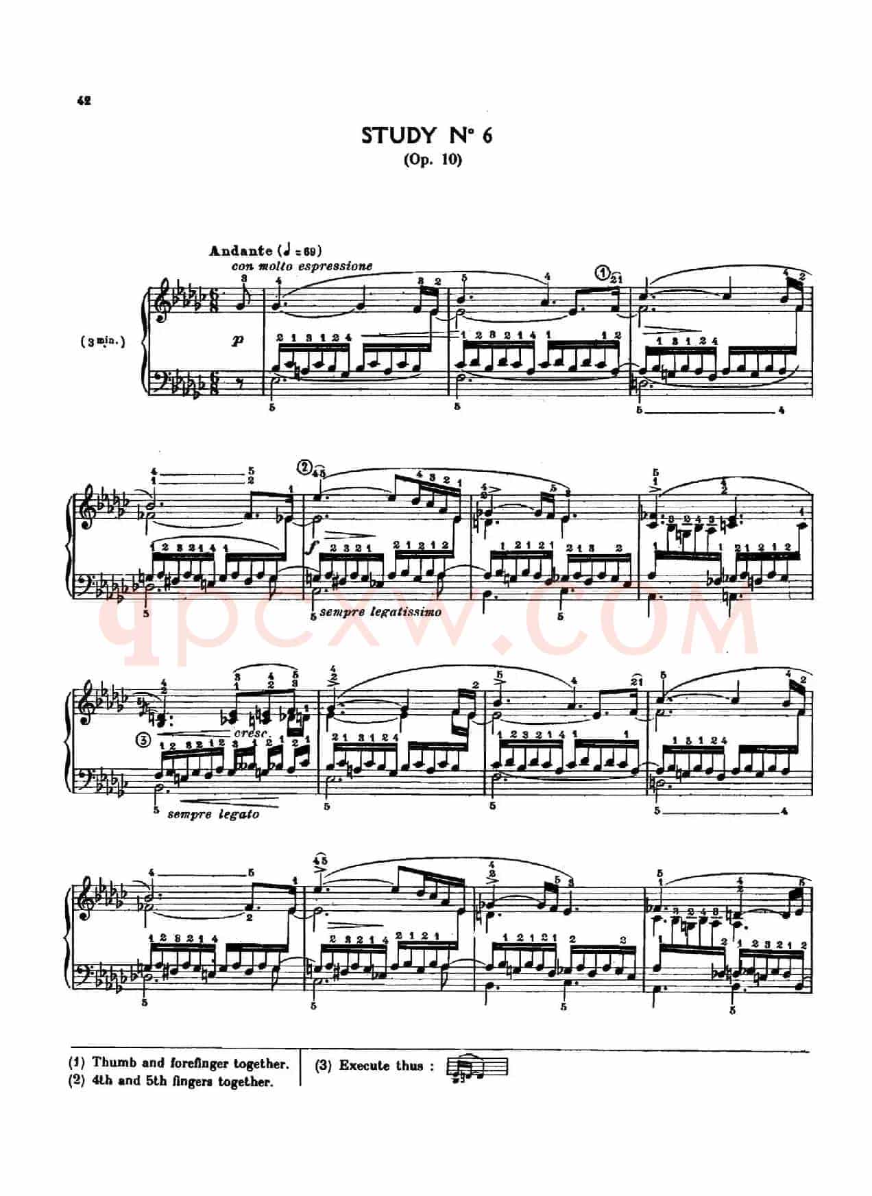 12 Etudes Op.10 柯尔托教学版(12首练习曲·6)