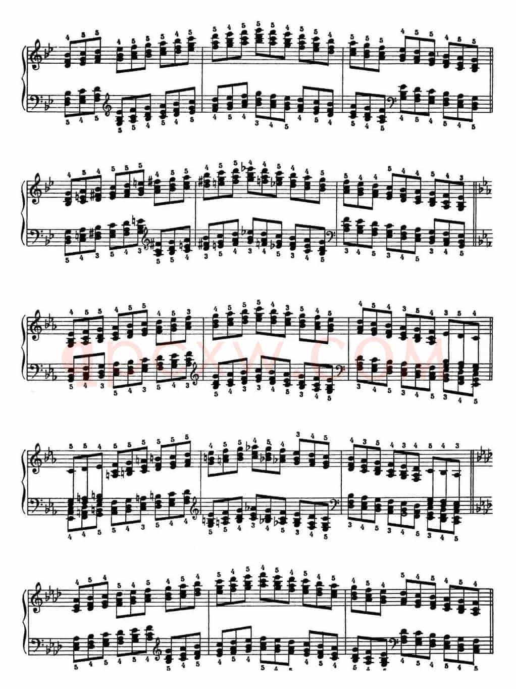 Technical Exercises S.146(李斯特钢琴技巧练习 BOOK Ⅶ)