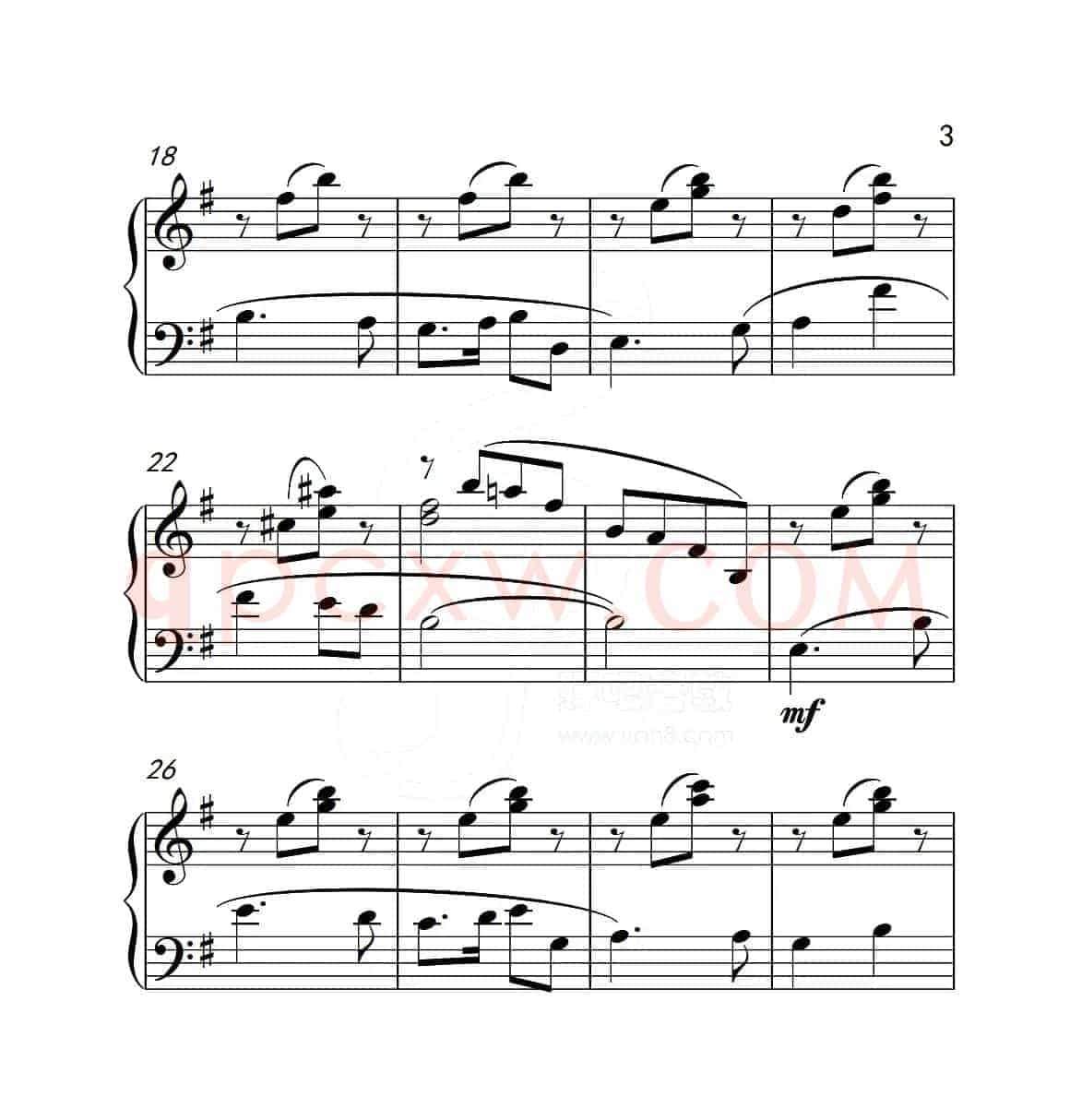 第五级 小小行列（中国音乐学院钢琴考级作品1~6级）