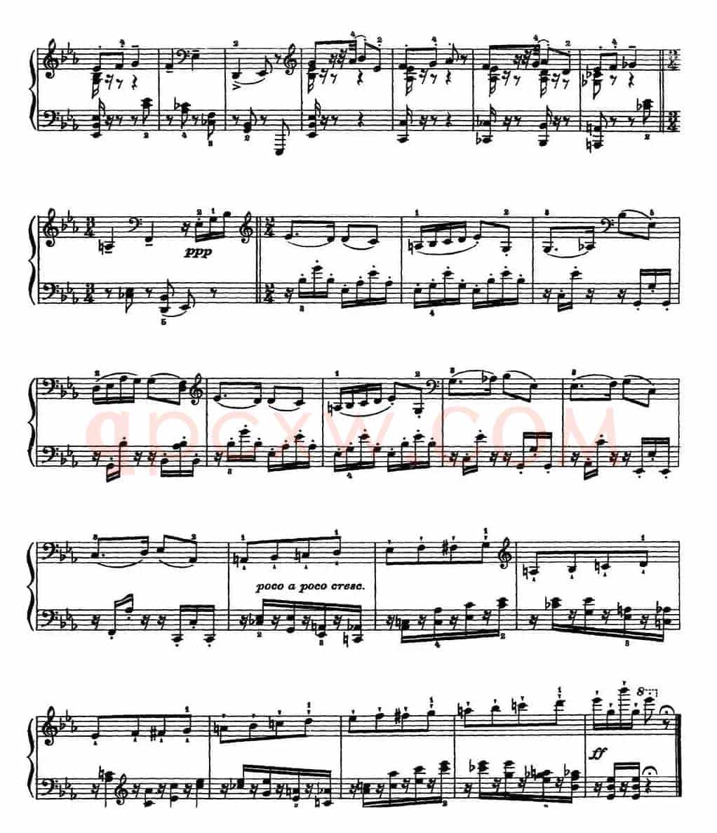 柴可夫斯基18首钢琴小品Op.72(13.Echo rustique)