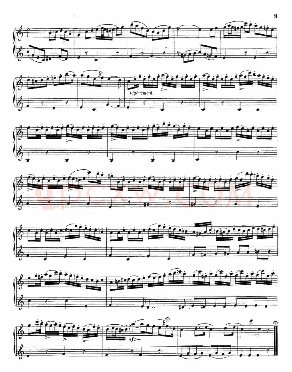 H·Klose二重奏练习曲（No.4）