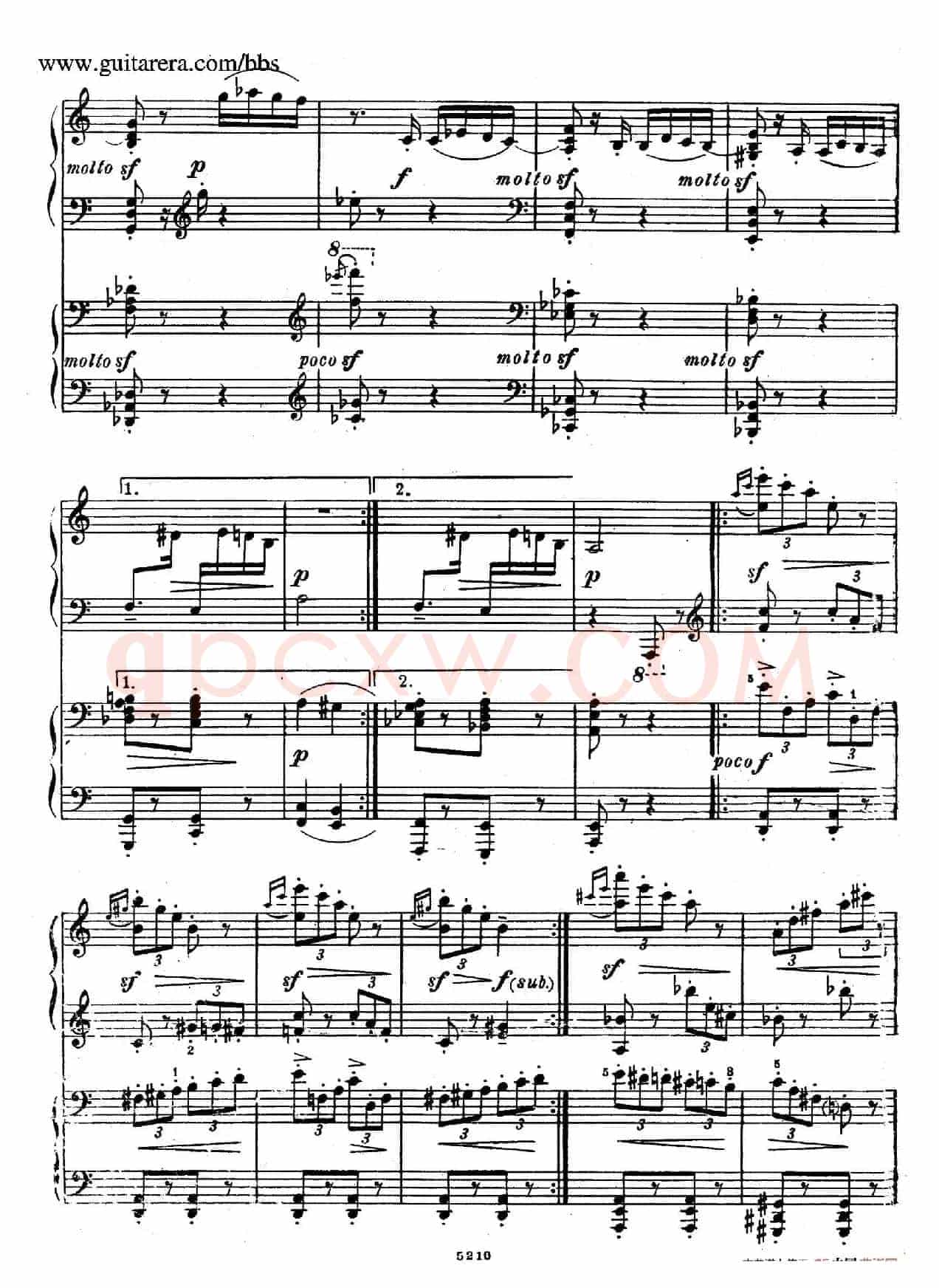 Variation on a Theme by Paganini(帕格尼尼主题变奏曲·双钢琴)