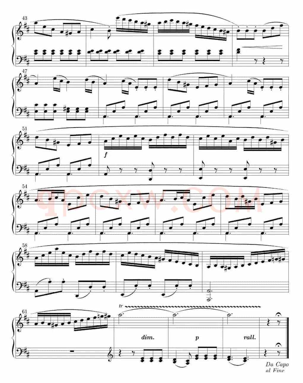 6 Sonatinas Op.36（6首钢琴小奏鸣曲-6）