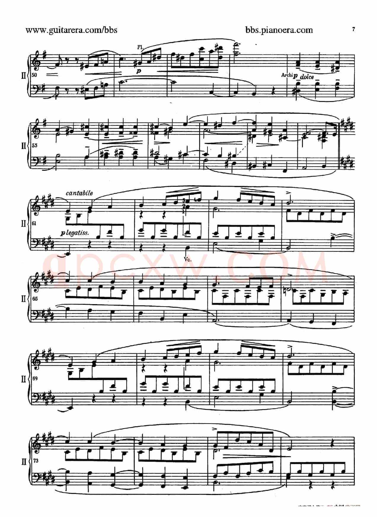 e小调第一钢琴协奏曲 Op.11(双钢琴版·第一乐章)