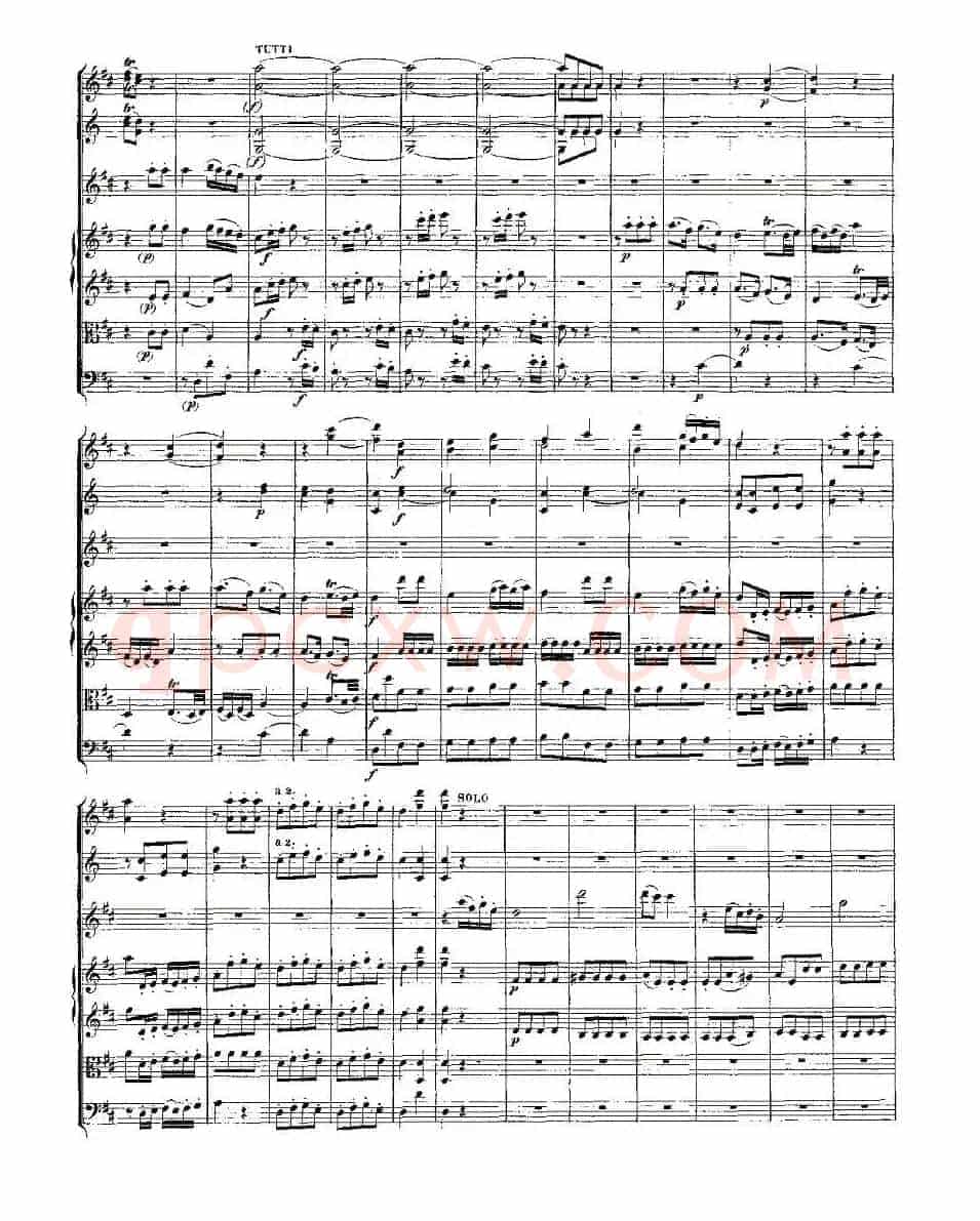 Concerto in D for Flute, K.314(D大调长笛协奏曲)