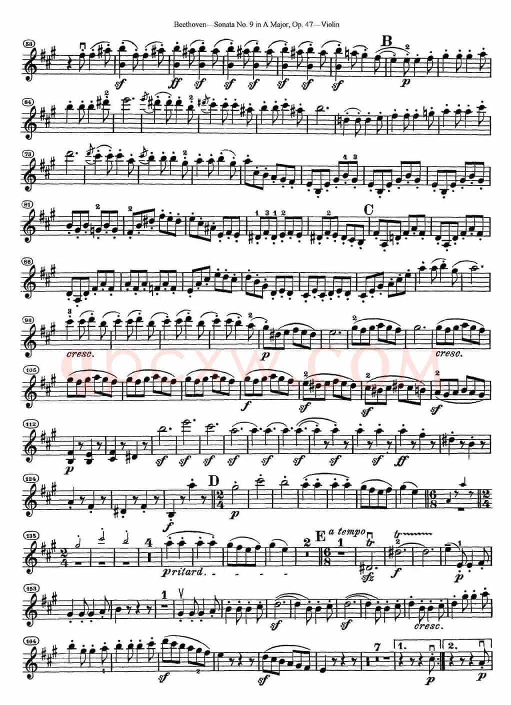 Violin Sonata No.9 in A Major Op.47