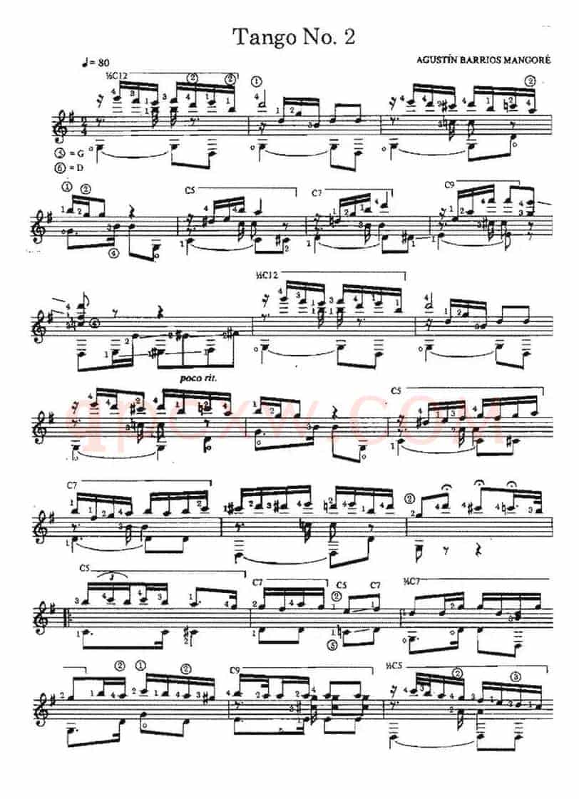 Tango No.2(古典吉他)