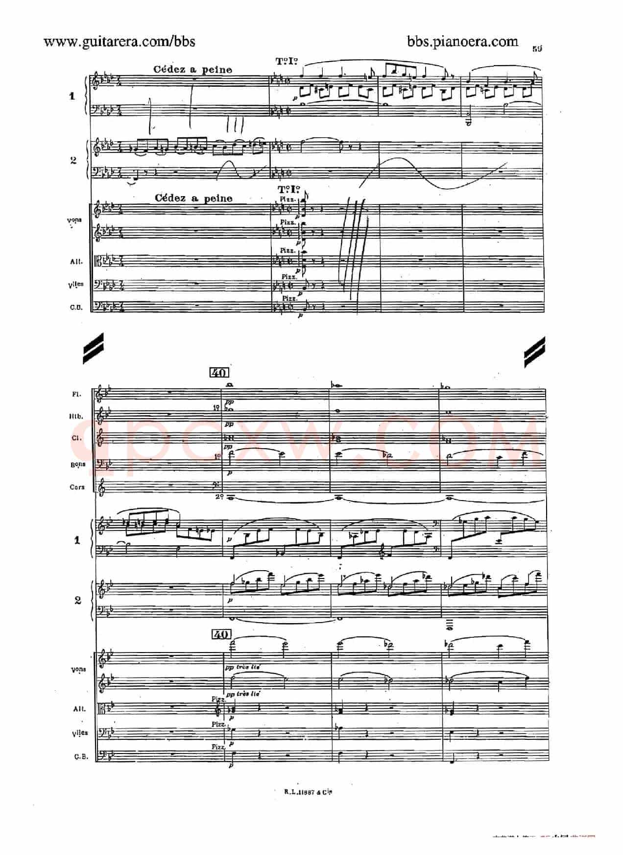 Concerto for 2 Pianos in d Minor(d小调双钢琴协奏曲·总谱)