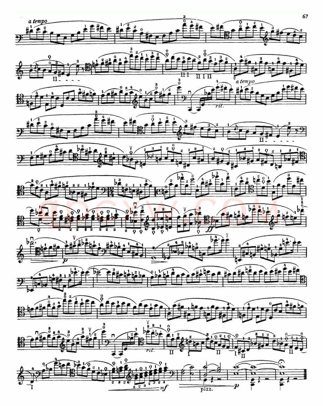 大提琴高级练习曲40首 No.31