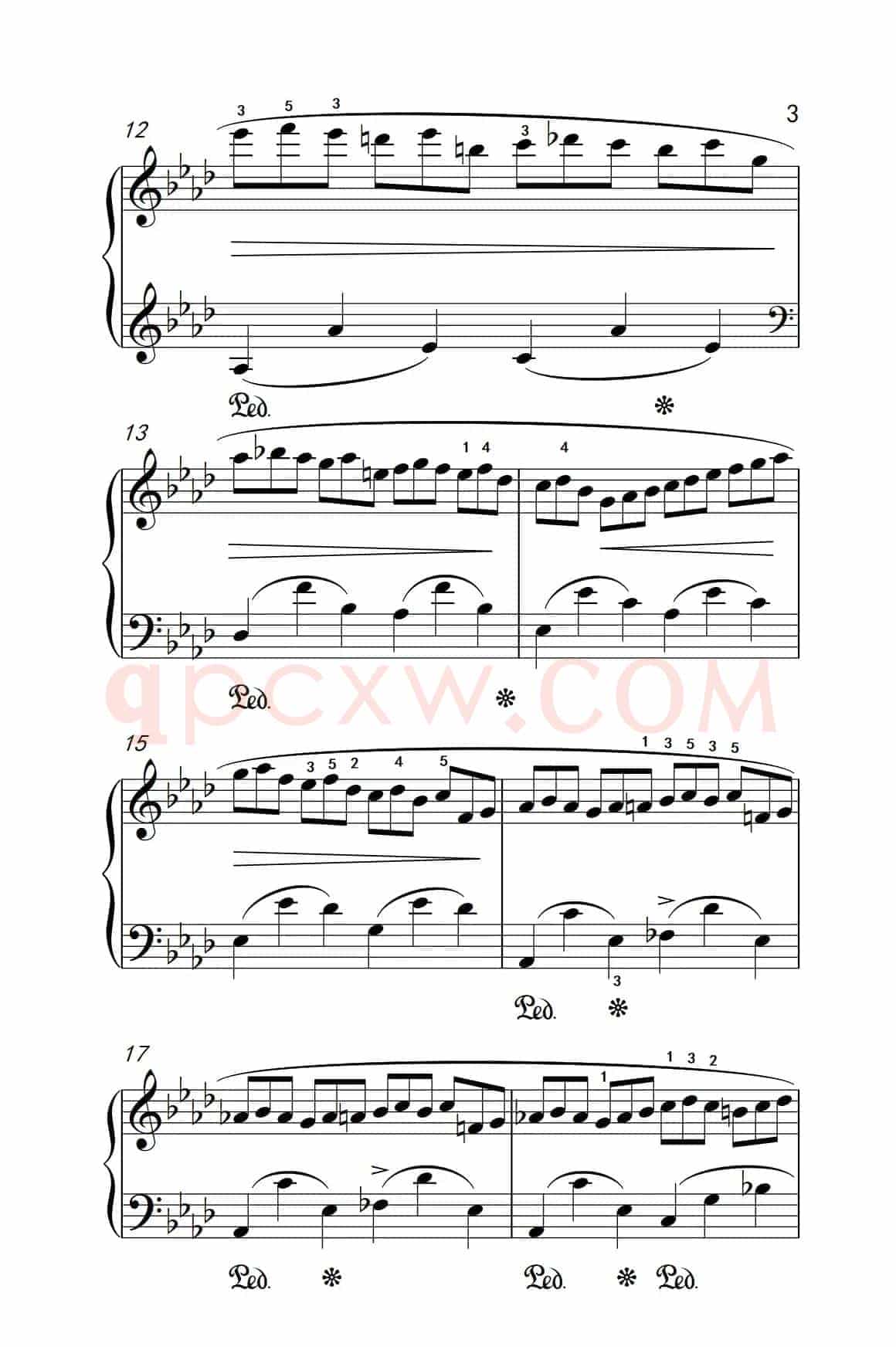 第九级1.练习曲 Op.25 No.2（中央音乐学院 钢琴（业余）考级教程 7-9级）