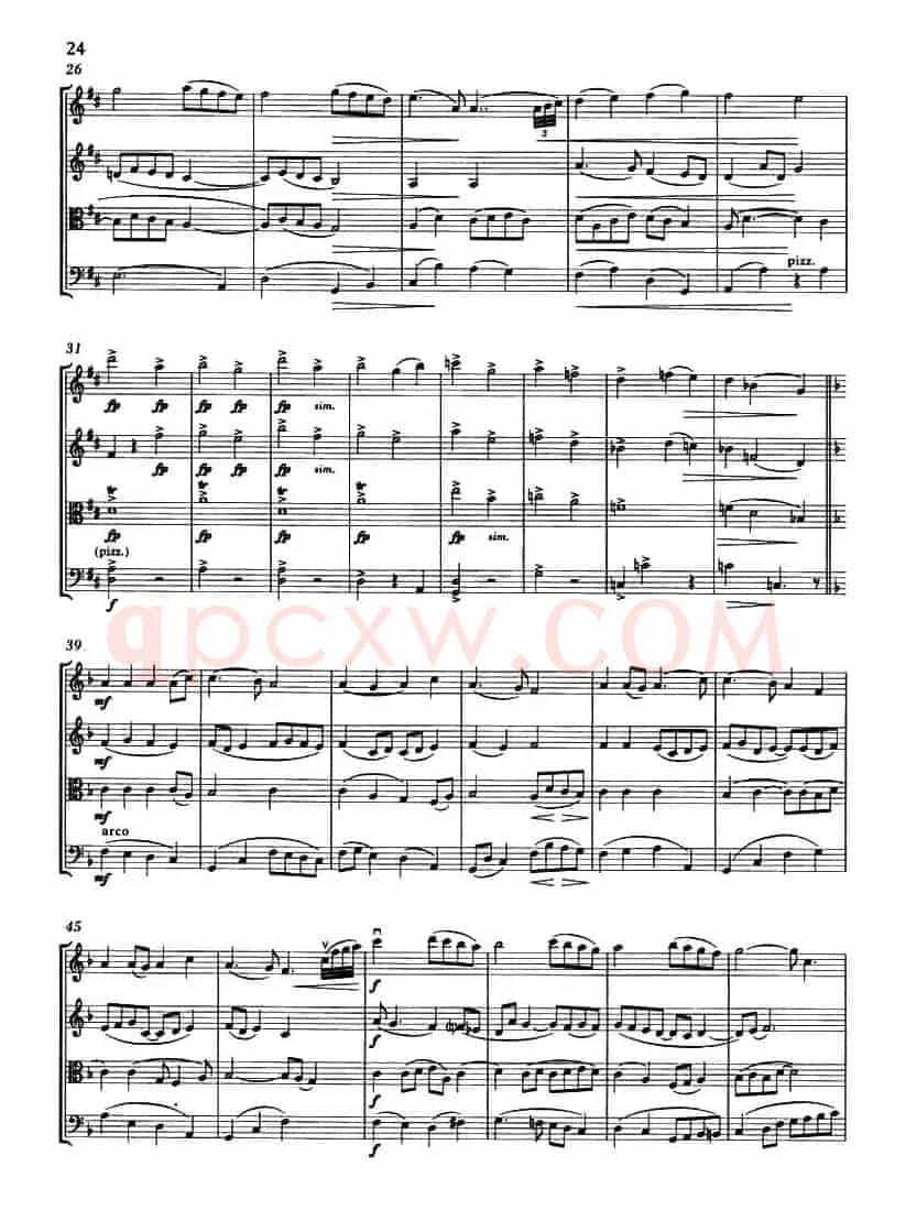 .ANGELS WE HAVE HEARD ON HIGH（圣诞音乐、弦乐四重奏）