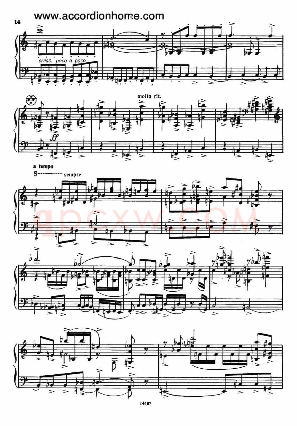 Sonate No.3(奏鸣曲三号)(第一乐章)