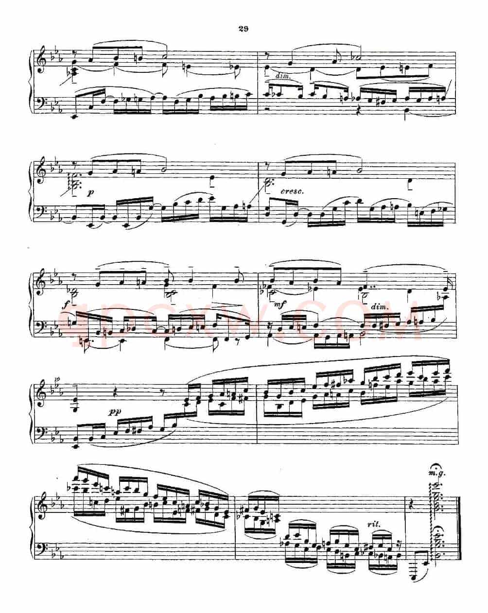 10首《前奏曲》之六（Rachmaninoff 10 Preludes, Op.23）