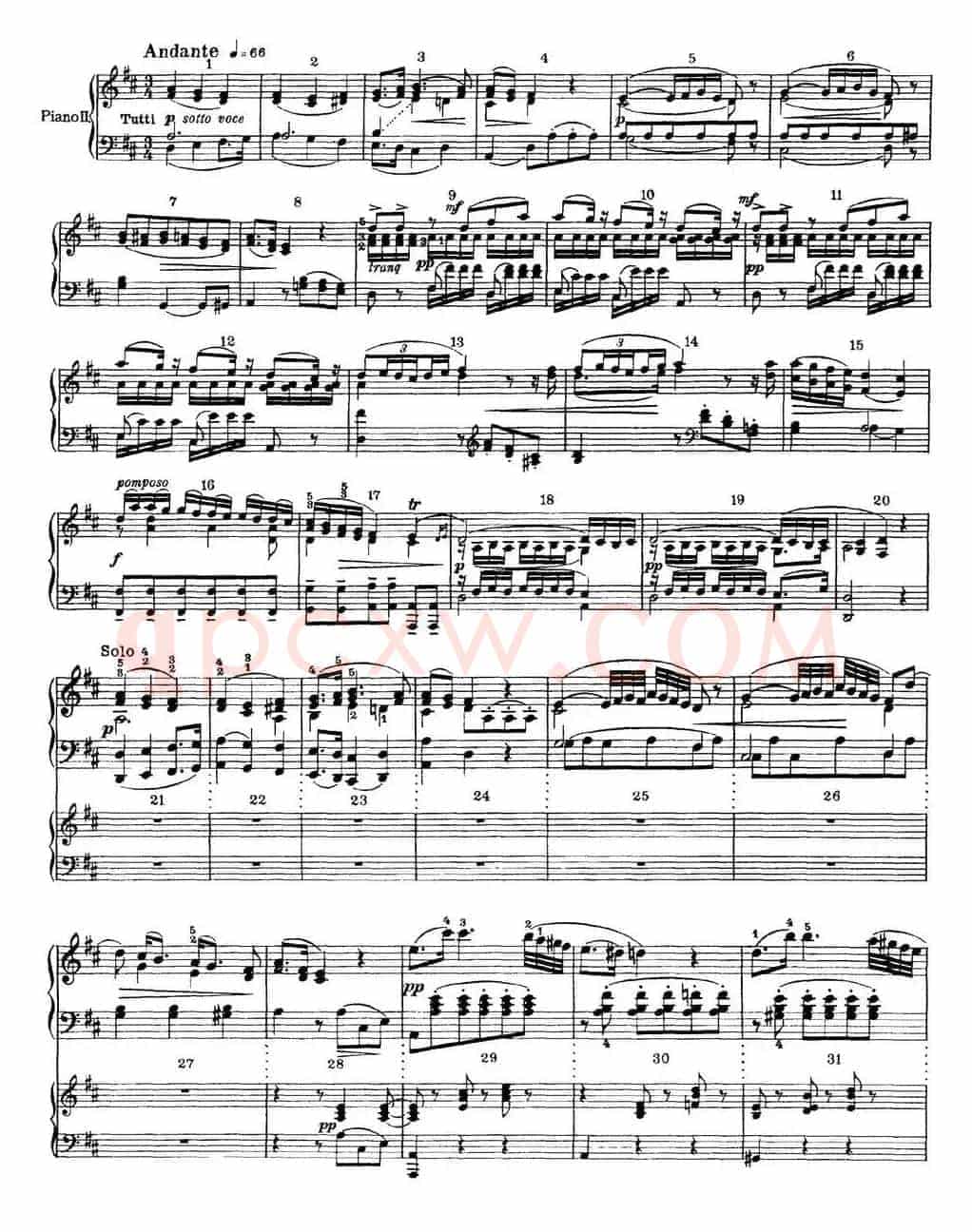 二十八部钢琴协奏曲 No.12（P16-34）