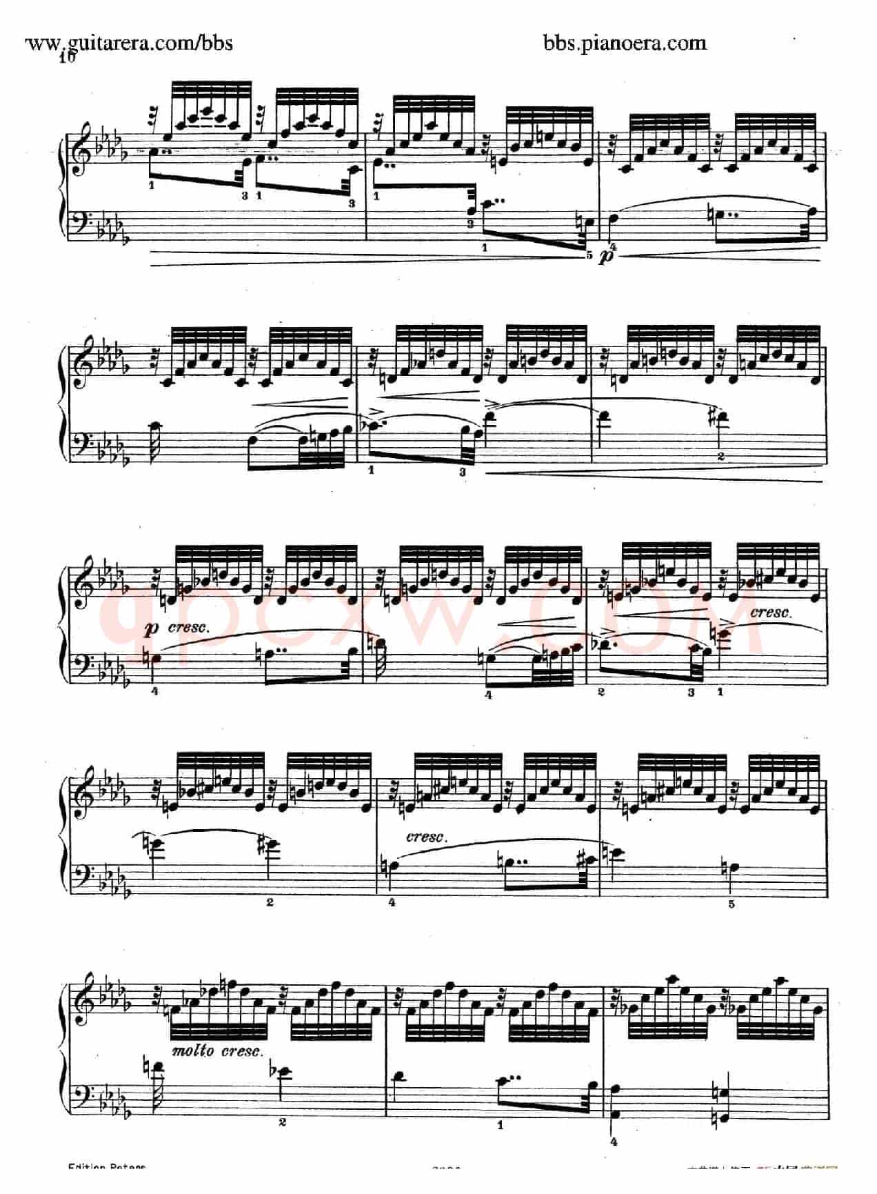 Six Pieces Op.32(6首小品·3. 春之声)