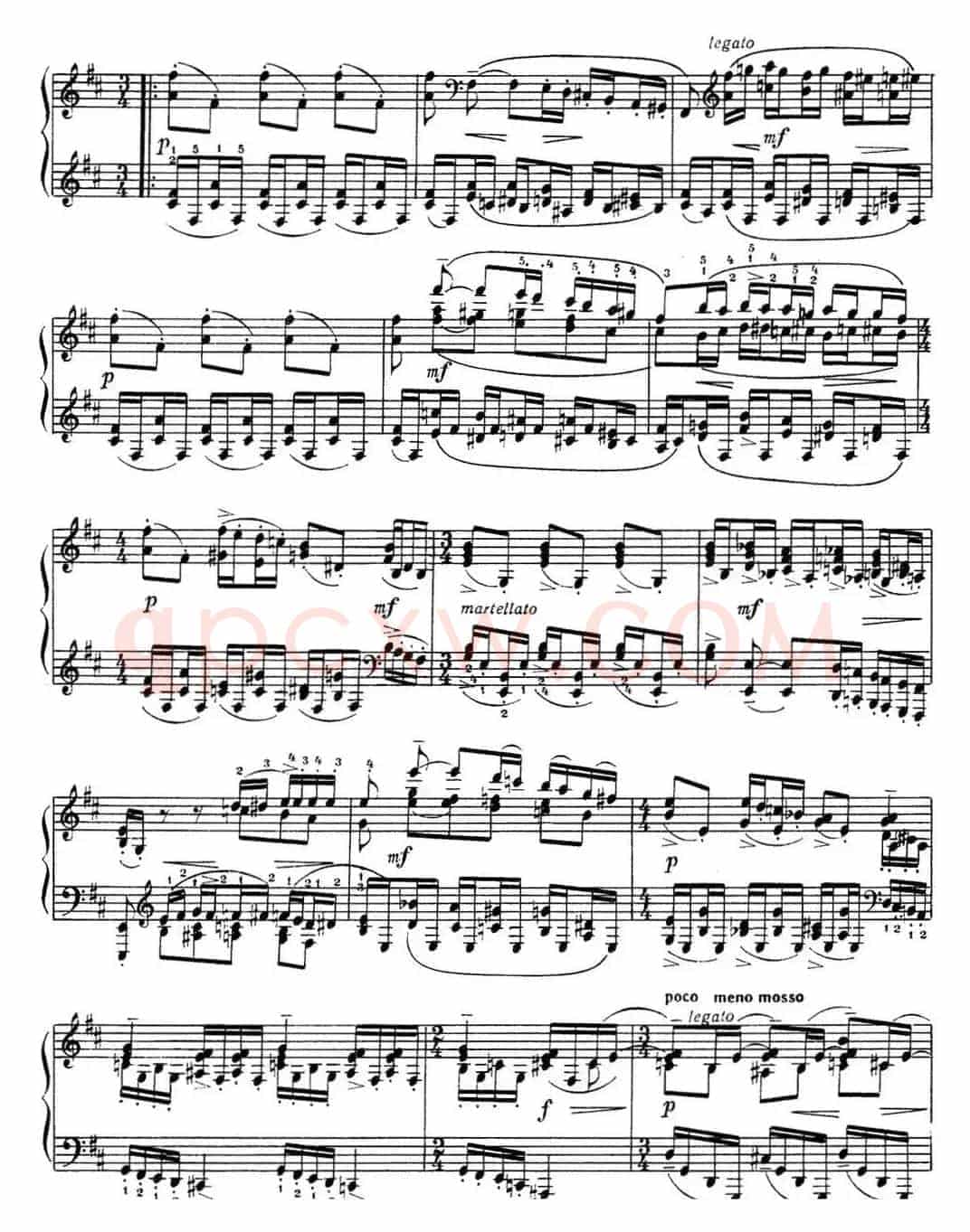 拉赫玛尼诺夫 音画练习曲12或13 Etudes tableaux Op.39 No.4