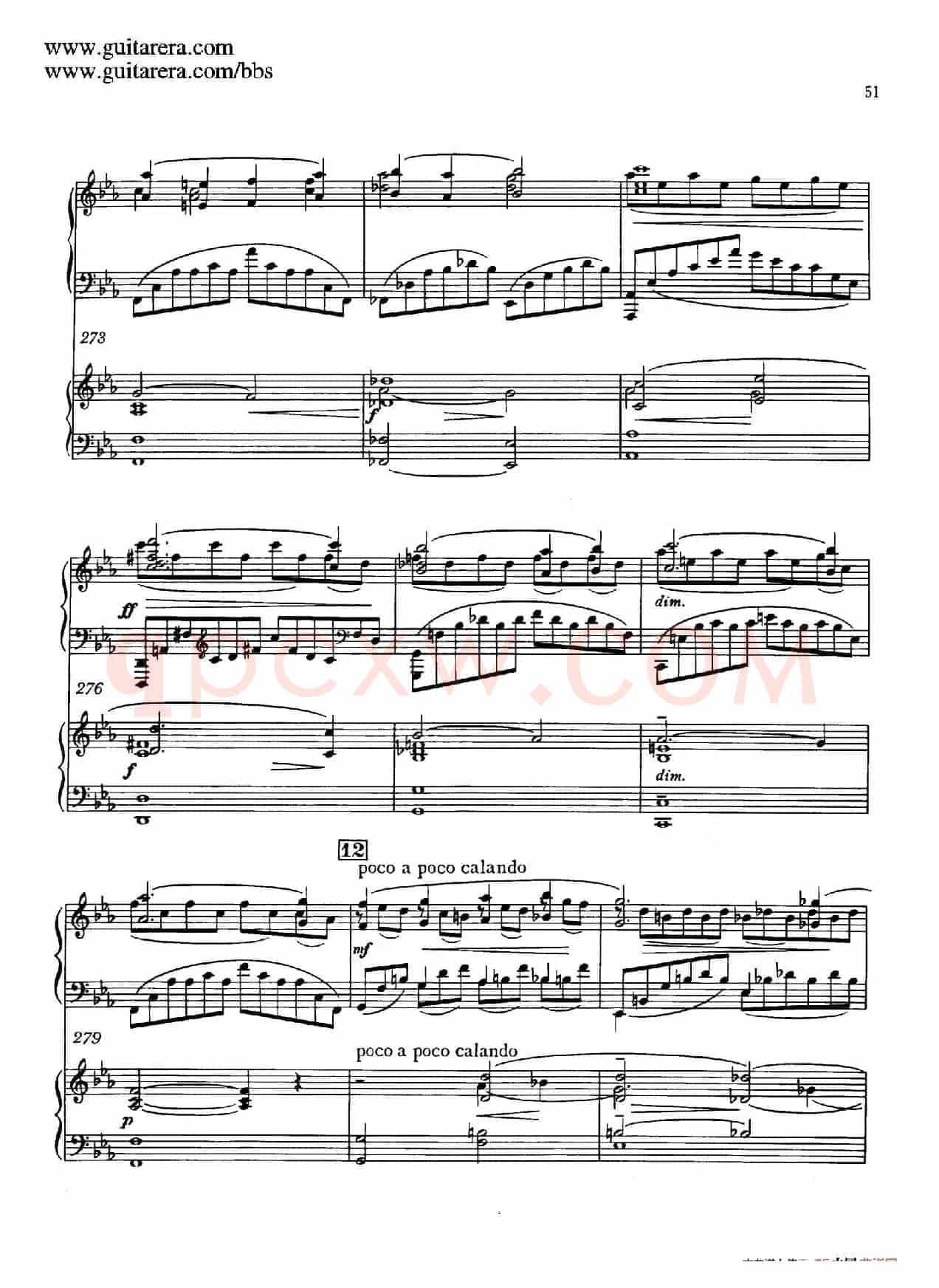 c小调第二钢琴协奏曲 Op.18(双钢琴·第一乐章)
