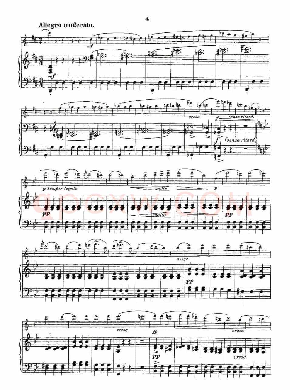 Opern-Transcriptionen.Op.45-6（长笛+钢琴伴奏）