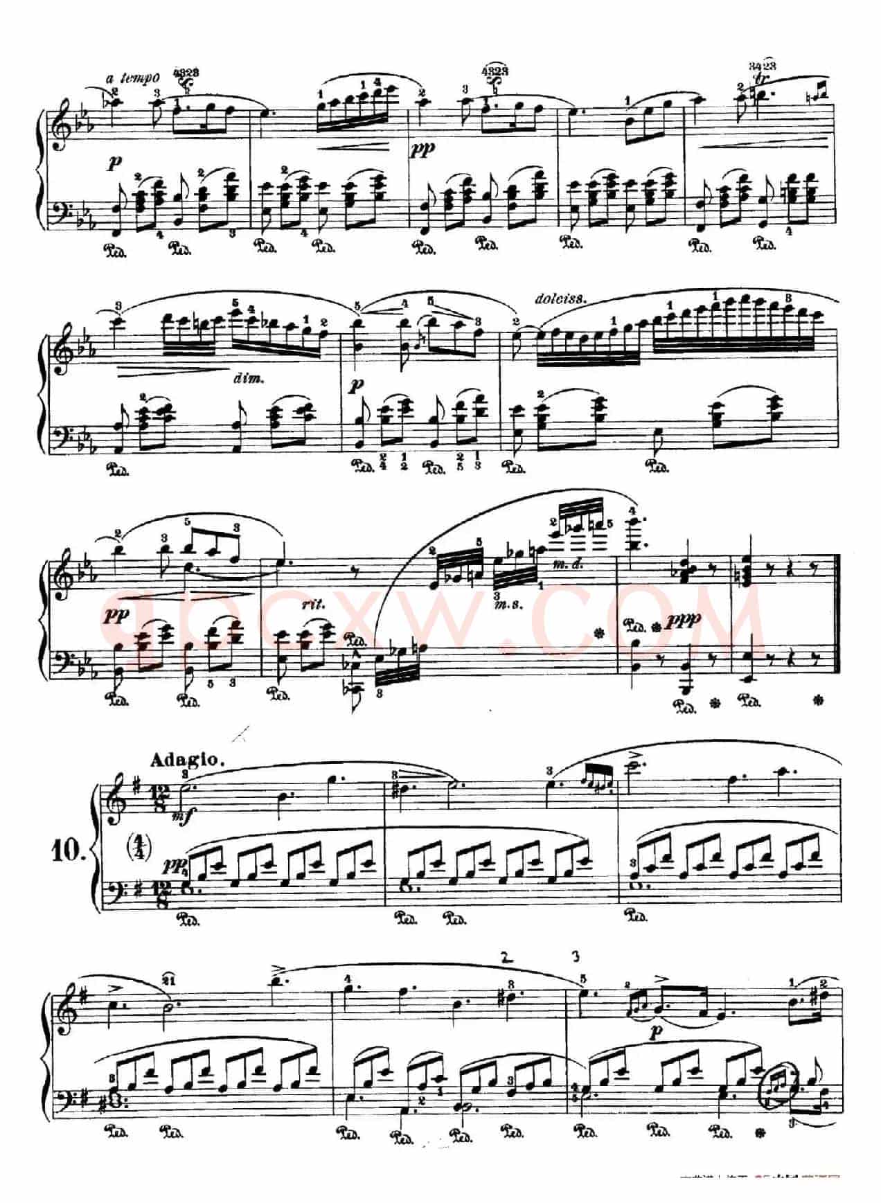 Nocturne No.10 in e Minor（e小调第十号夜曲）