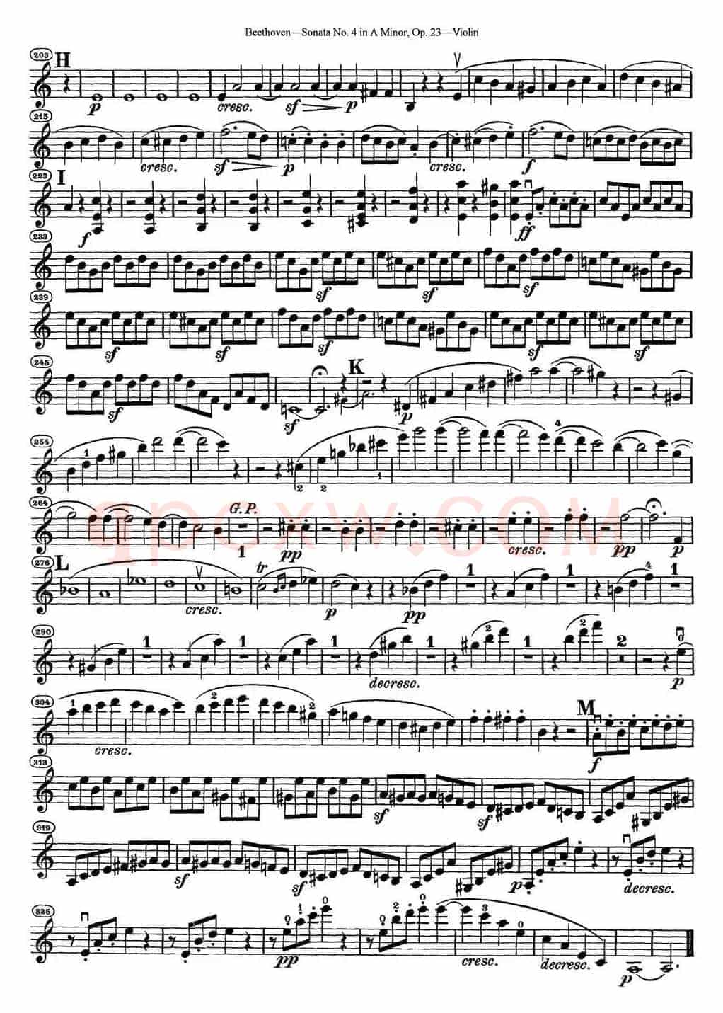 Violin Sonata No.4 in A Minor Op.23