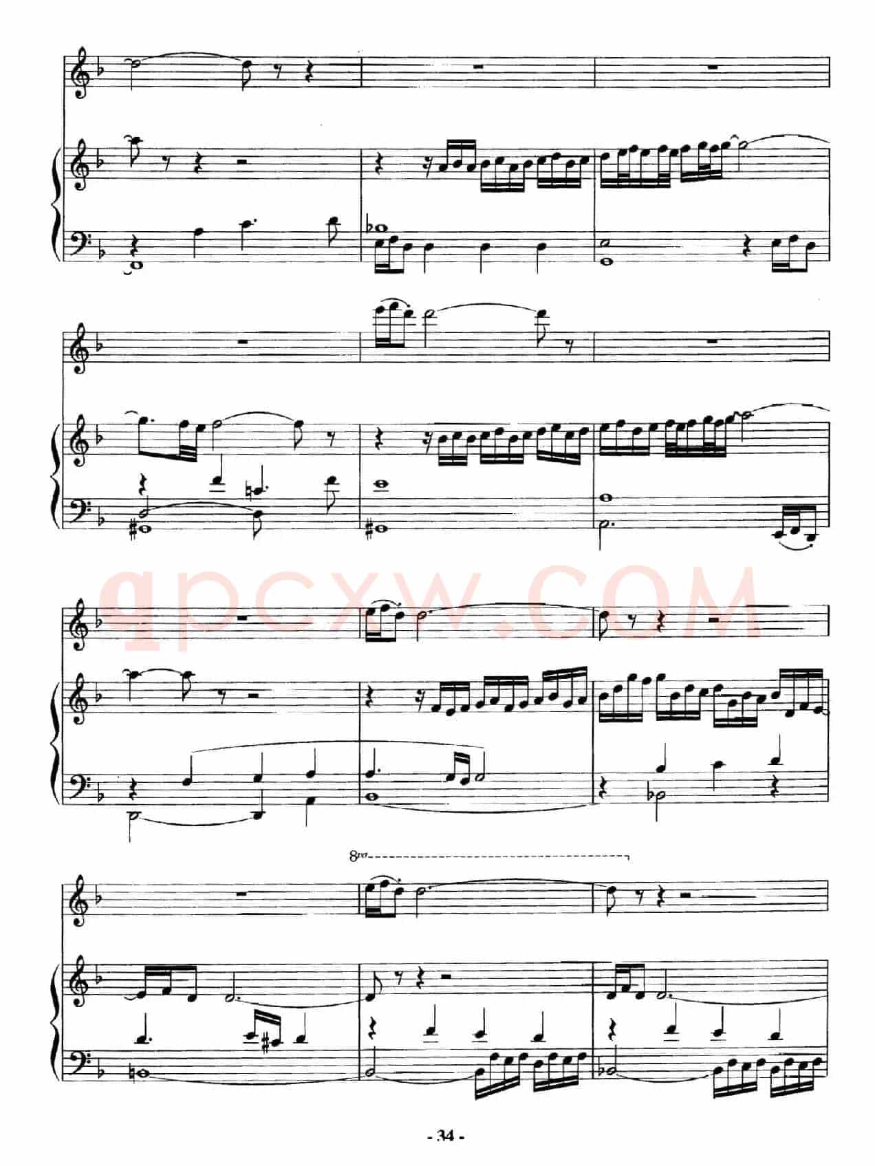 电影配乐大师莫瑞康最佳20首钢琴谱（Best of Ennio Morricone·10）